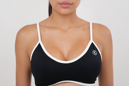 Passion is Power Black Sports Bra