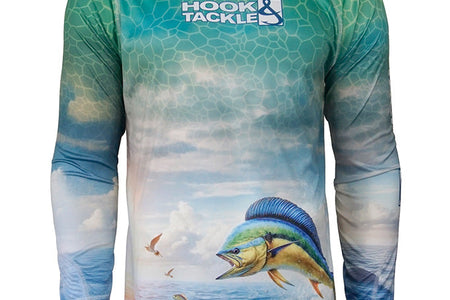 Men's Bull Dolphin L/S UV Fishing Shirt