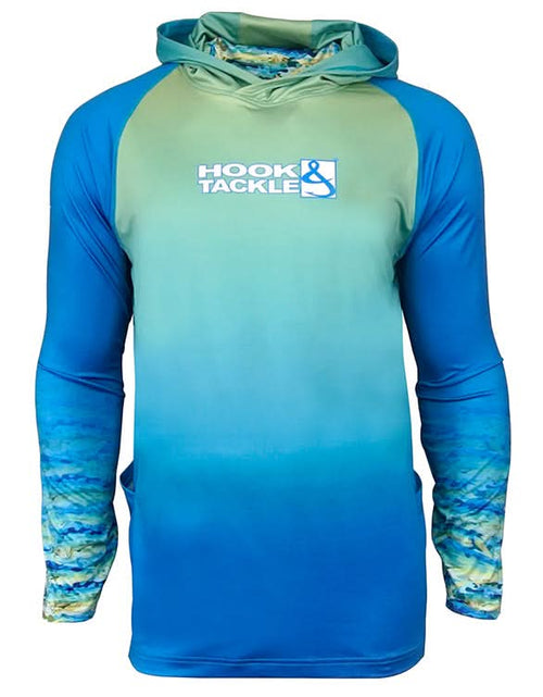 Load image into Gallery viewer, Men's Mahi Camo UV Fishing Hoodie Gaiter
