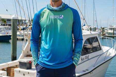 Men's Mahi Camo UV Fishing Hoodie Gaiter