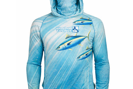 Men's Tuna Abyss UV Fishing Hoodie Gaiter