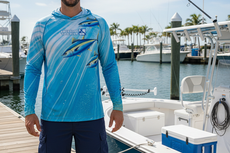 Men's Tuna Abyss UV Fishing Hoodie Gaiter