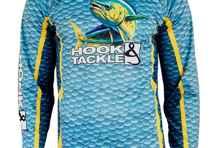 Men's Mahi Scales L/S UV Fishing Shirt