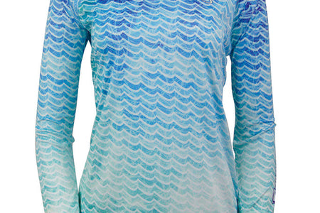 Women's Waves L/S UV Fishing Hoodie