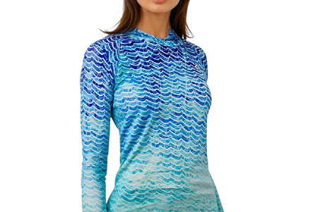 Women's Waves L/S UV Fishing Hoodie