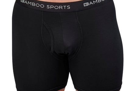 Men's 4" Inseam Bamboo Rayon Boxer Briefs - 4 Pack
