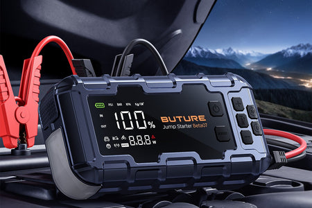 【Top Rated】Buture Beta07 Car Jump Starter 6000A With 160PSI Air Compressor