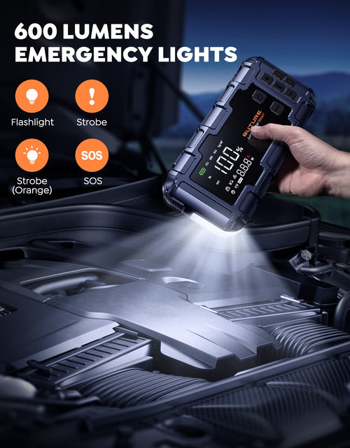 Load image into Gallery viewer, 【Top Rated】Buture Beta07 Car Jump Starter 6000A With 160PSI Air Compressor

