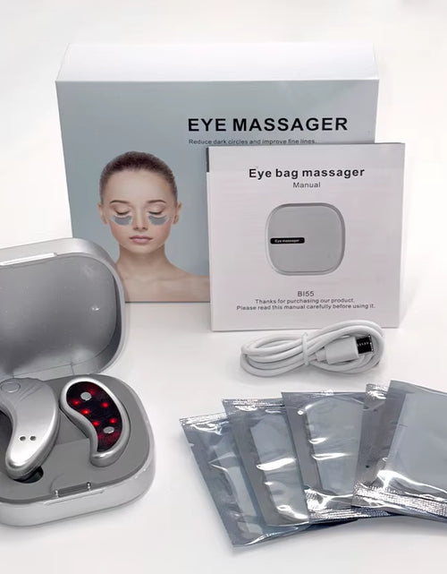 Load image into Gallery viewer, GlowEyes™ Led Red Light Eye Care Therapy EMS Pulse Micro-Current Device Eye Massager to Relieve Fatigue for Treatment under Eye Wrinkle
